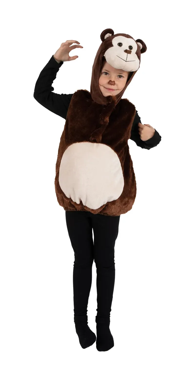 P'tit Clown costume scimmia bambino tuta 5-6 anni