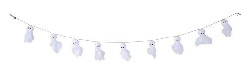 P'tit Clown Ghirlanda Piccoli Fantasmi Bianchi 150 cm Halloween