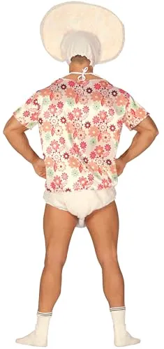 Guirca Costume Bebè Adulto M 48-50 Set 4 Pezzi Multicolore