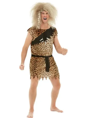 Funidelia Troglodita Costume Uomo Marrone Accessoriato