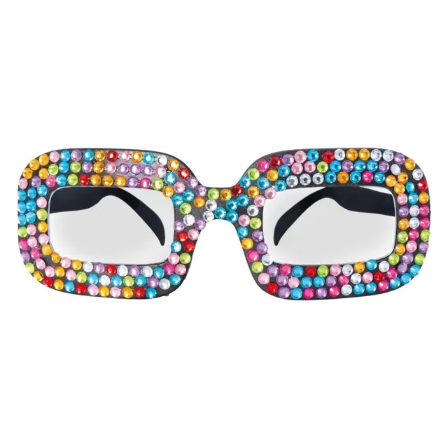 P'tit Clown re21083 Occhiali Fantasia con Strass Multicolore