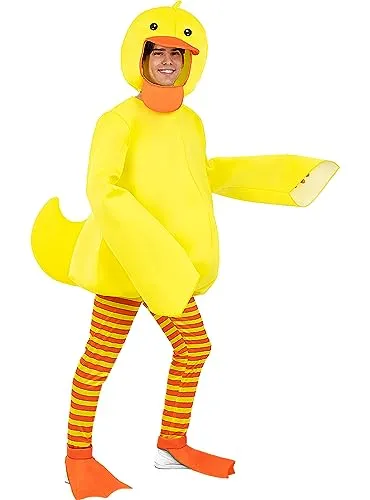 Funidelia Costume Paperella Gomma Adulto L-XL Giallo