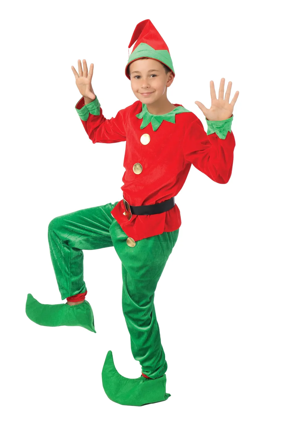 P'tit Clown Lutin re65654 costume bambino 10/12 anni Natale
