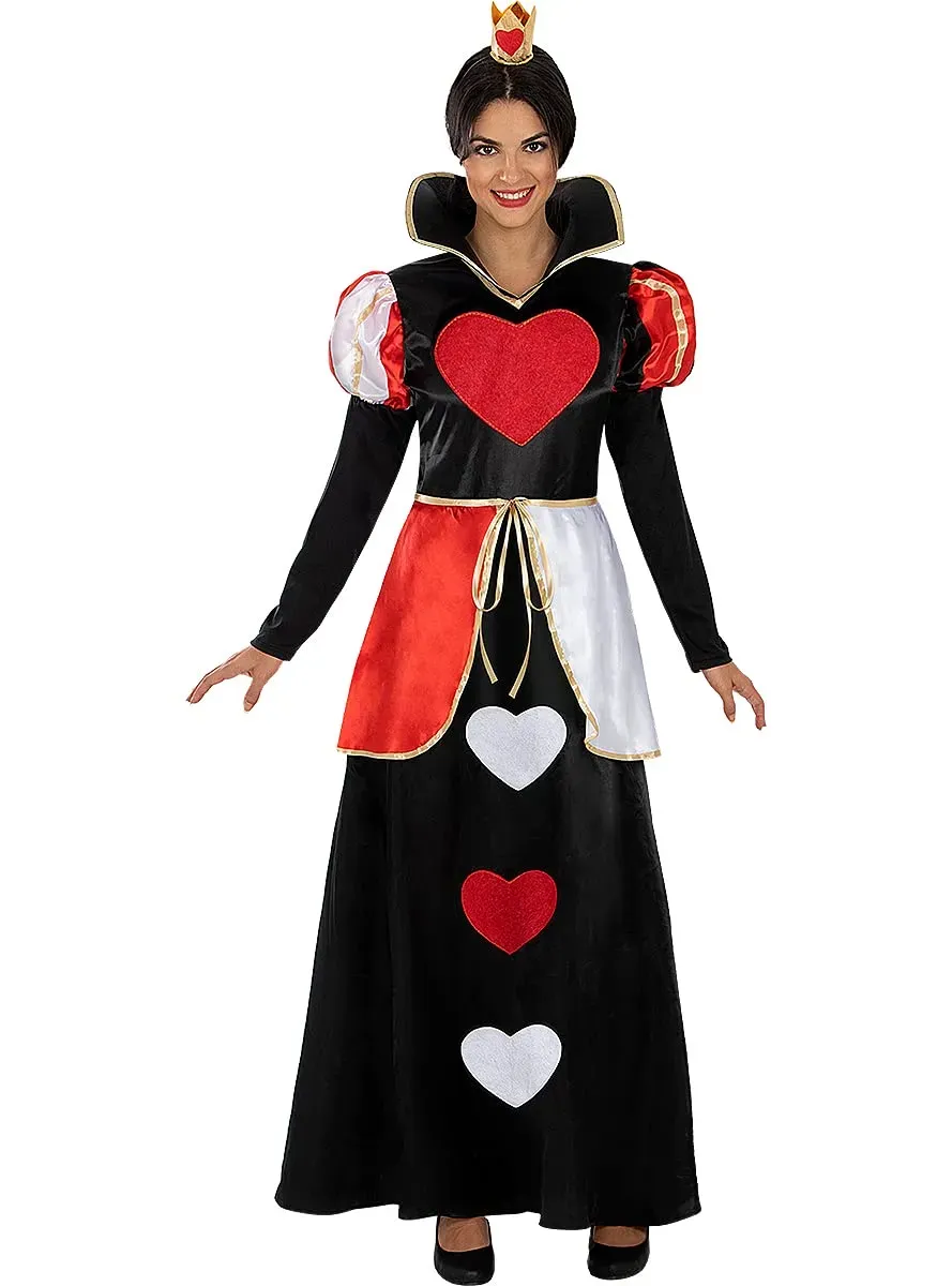 Funidelia Regina di Cuori costume donna classico rosso nero