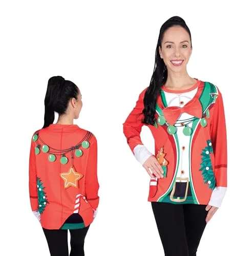 P'tit Clown RE22803 maglietta Natale smoking taglia L-XL