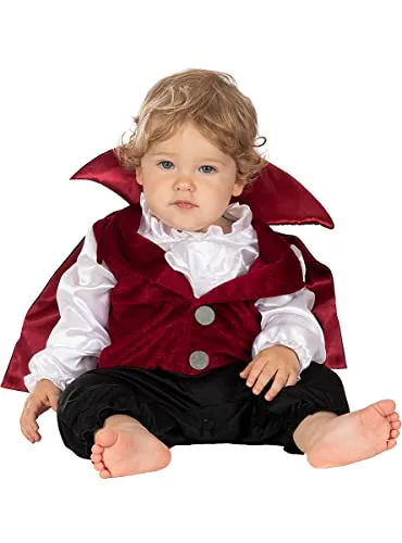 Funidelia Conte Dracula costume bebè 0-6 mesi nero