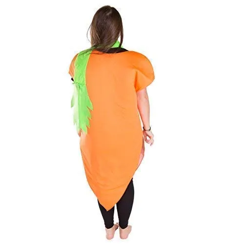 Bodysocks Carota costume adulto taglia unica arancione