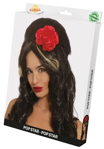 Guirca 4276 parrucca pop star bionda per feste