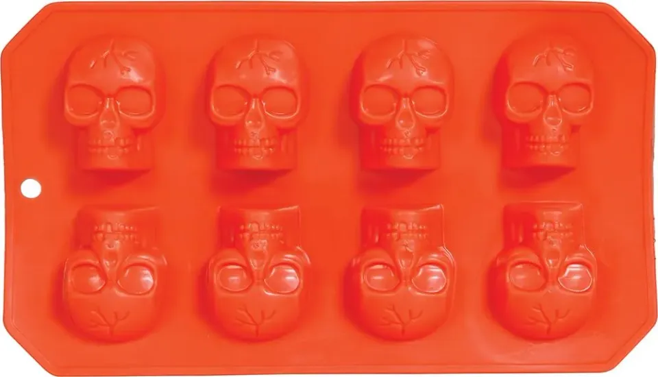 Fiestas Guirca Stampo Teschi Silicone Rosso Ghiaccio