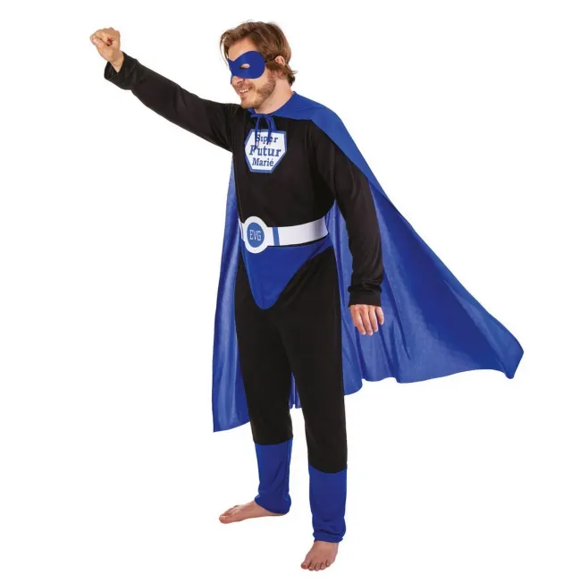 P'tit Clown Super Futuro Sposo costume uomo divertente
