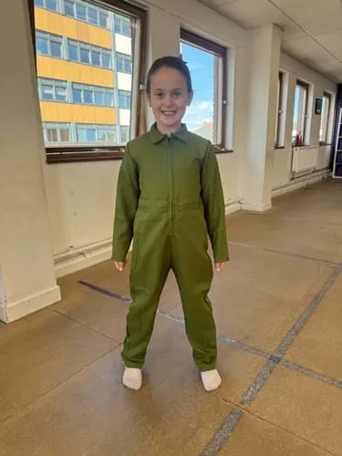 Smiffys Boiler Suit tuta bambino verde 7-9 anni