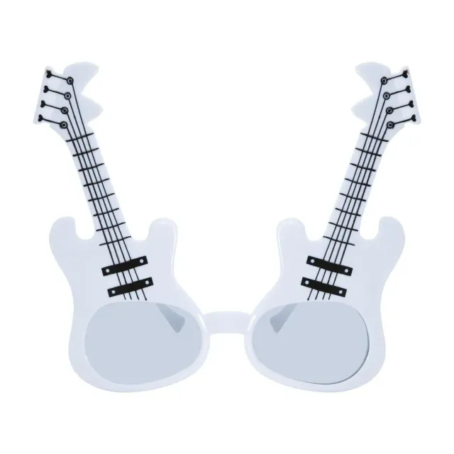 P'tit Clown 35035 occhiali chitarra bianchi adulto