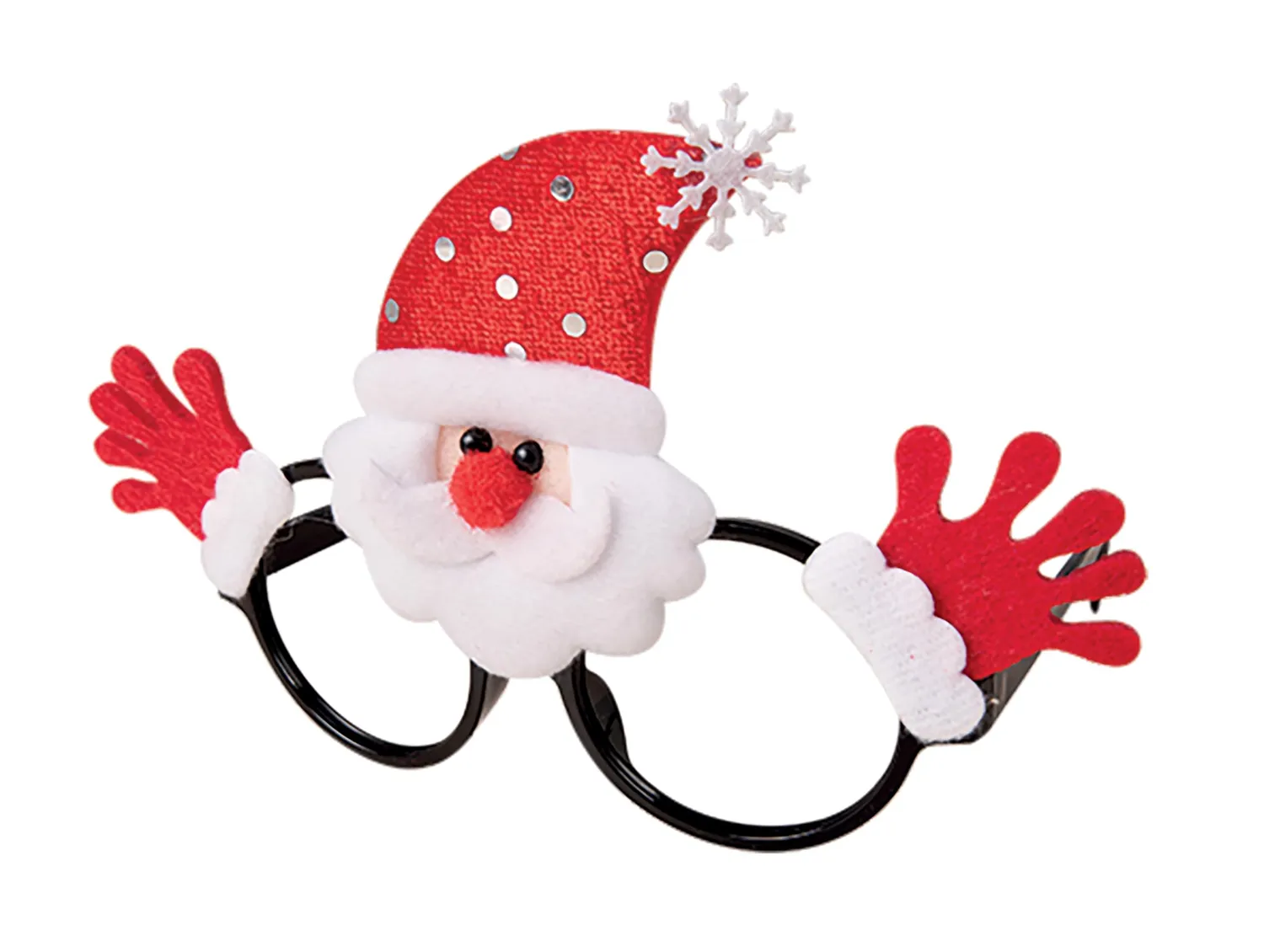 P'tit Clown re19630 Occhiali Babbo Natale Adulto Festa