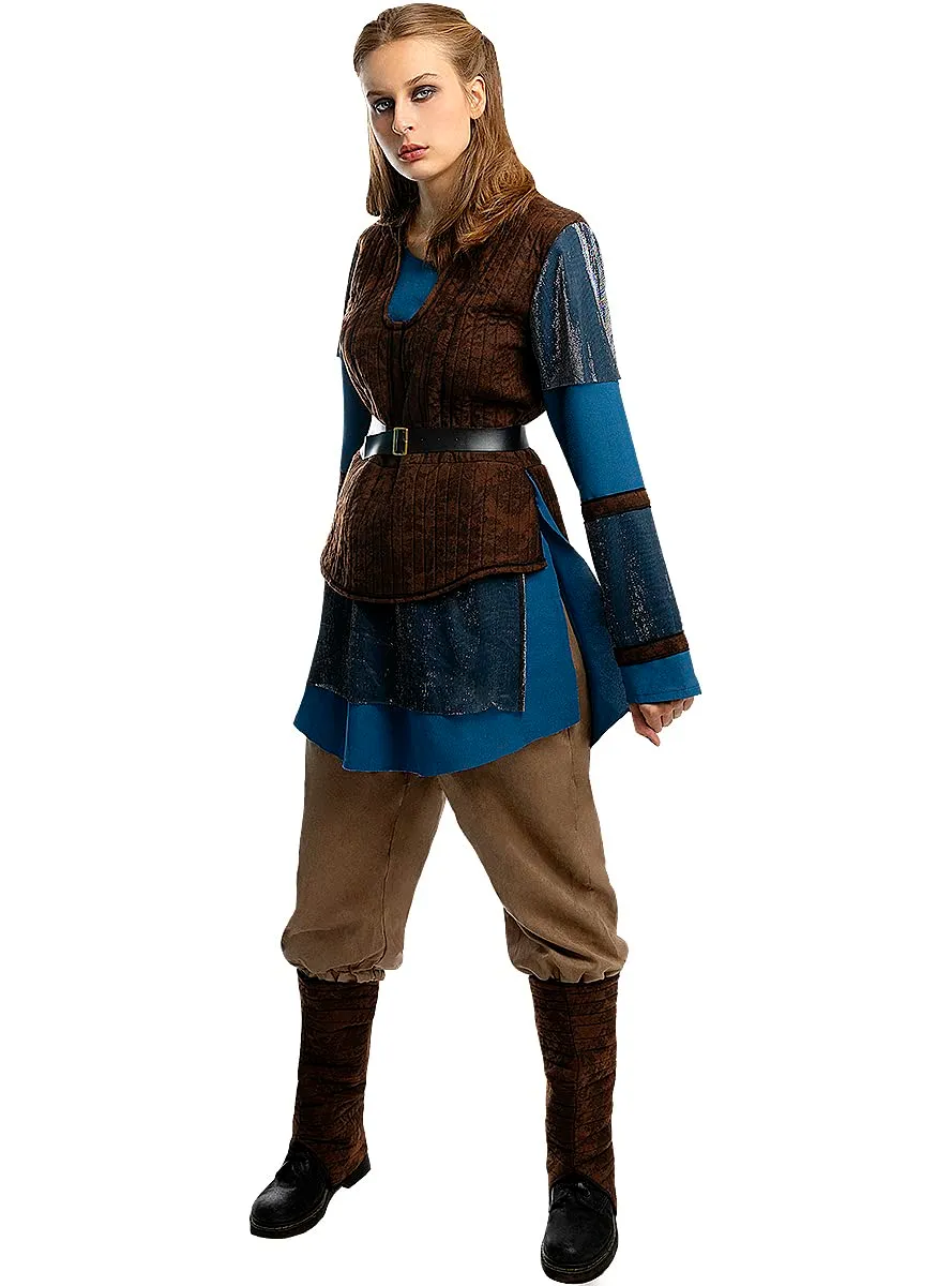 Funidelia Lagertha Vikings Costume Donna S Marrone Vichinga