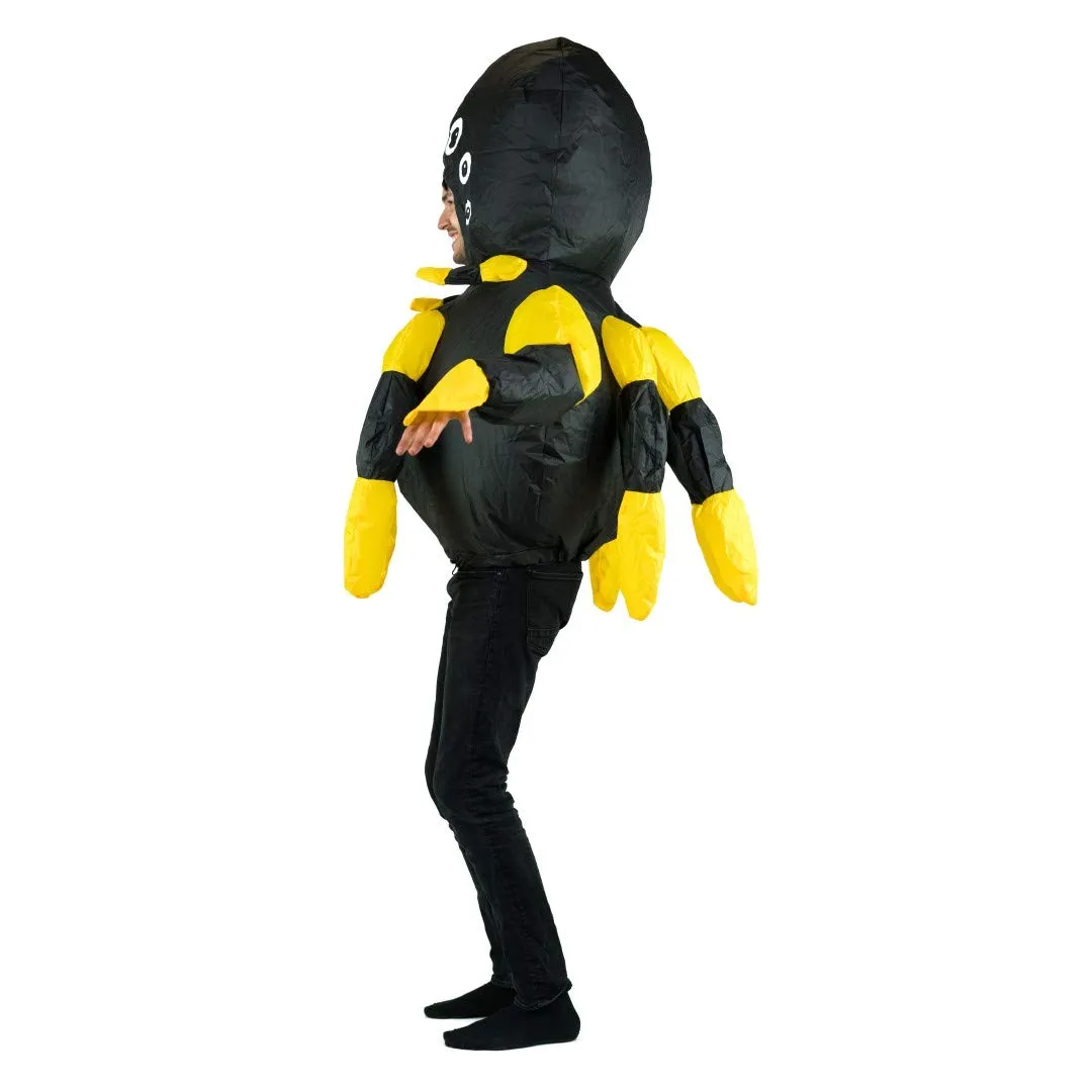 Bodysocks Costume Gonfiabile Ragno Adulto con Ventola
