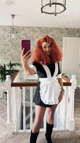 Smiffys Rocky Horror Magenta Wig parrucca rame
