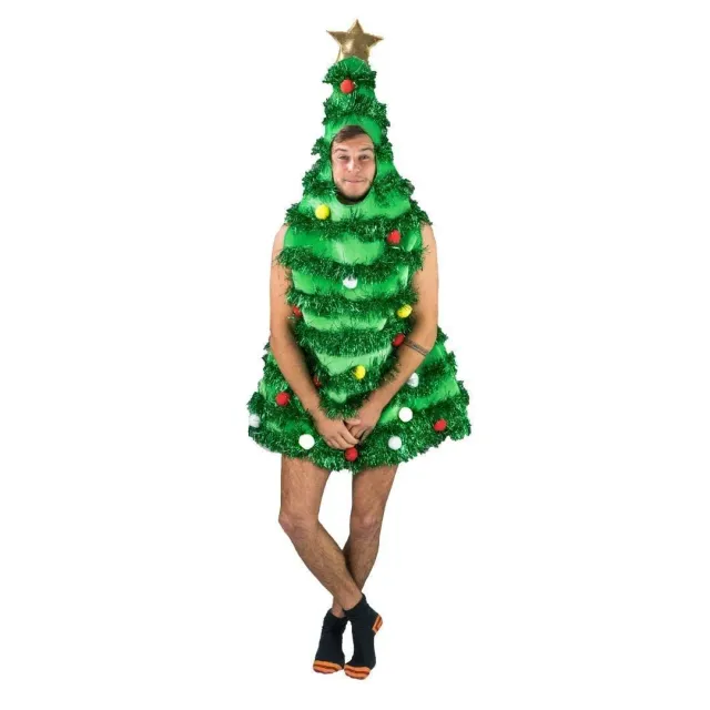 Bodysocks Albero di Natale Costume Adulto Verde