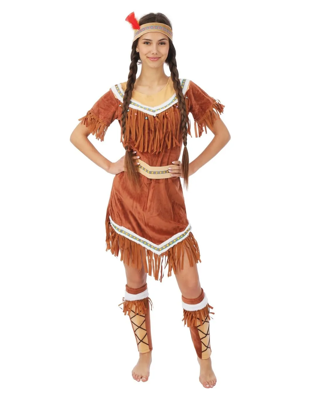 P'tit Clown Indiana costume donna apache L-XL Carnevale