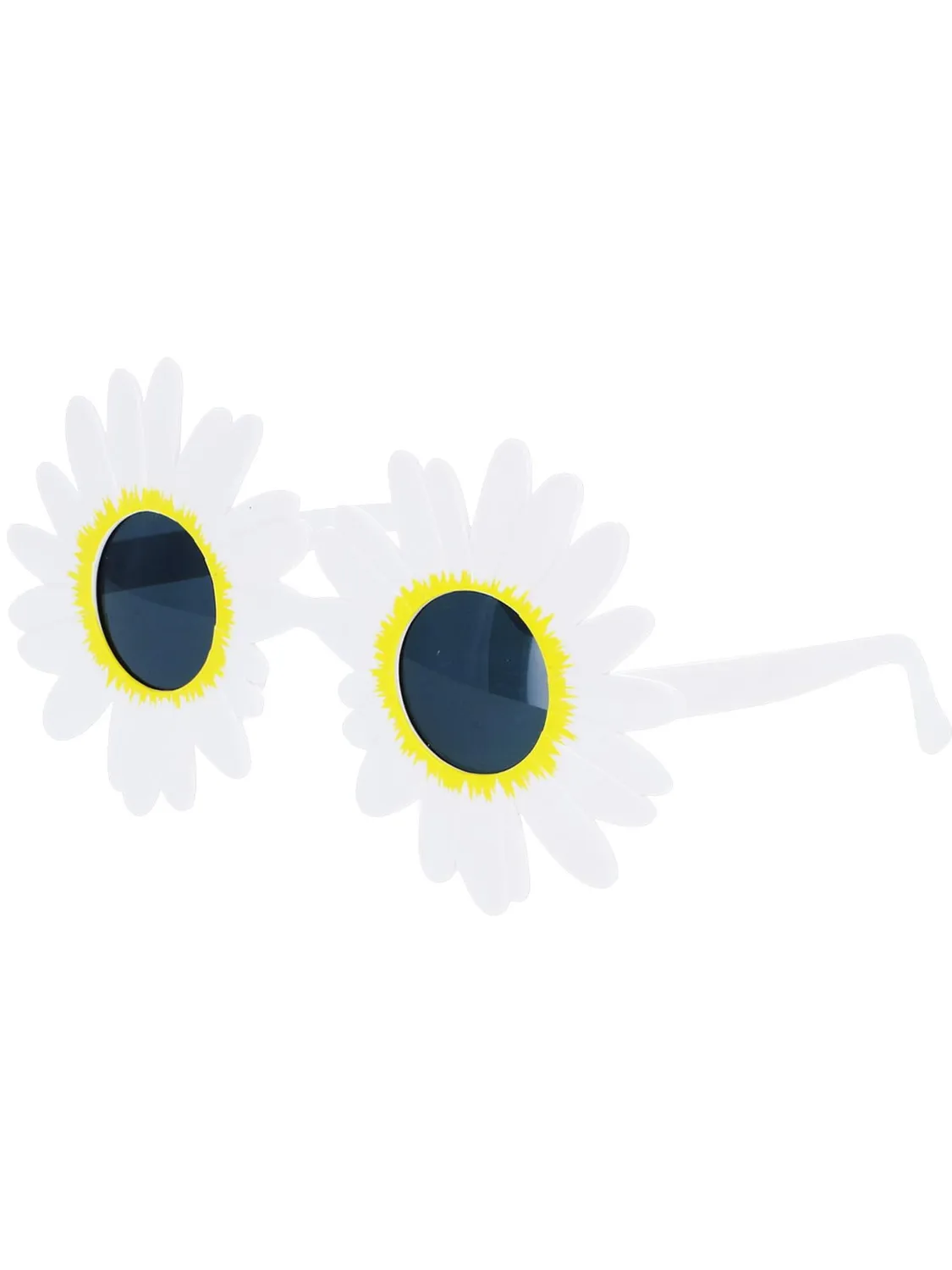 Smiffys Daisy Hippie Occhiali Bianchi Margherita