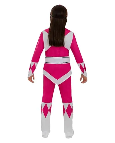 Funidelia Costume Power Ranger Rosa Bambina 7-9 Anni