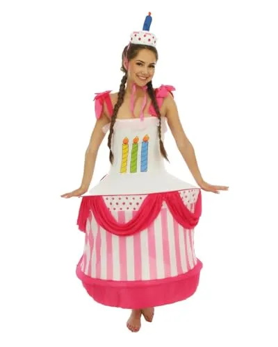 P'tit Clown 86899 costume torta compleanno adulto multicolore