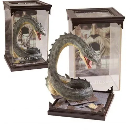 La Bottega di Merlino Creatura Basilisco statuetta resina teca