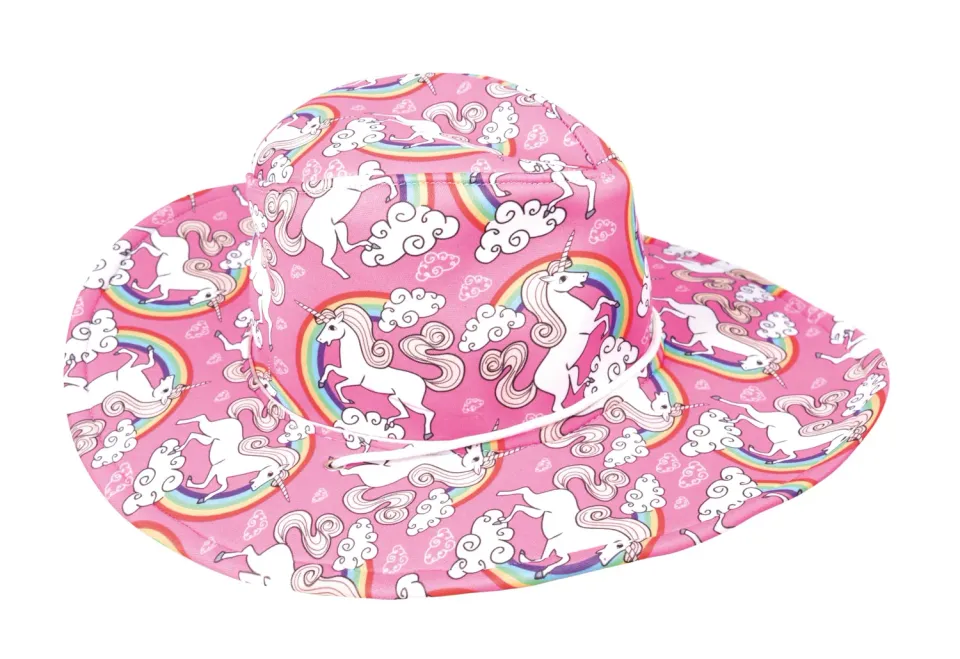 P'tit Clown Cappello cowgirl adulto stampa unicorni