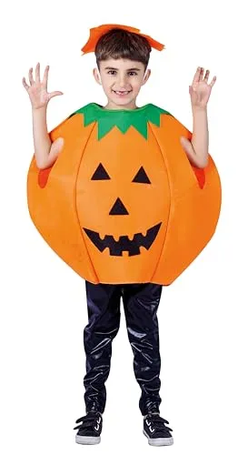 P'tit Clown Costume Zucca Bambino 10-12 Anni Halloween