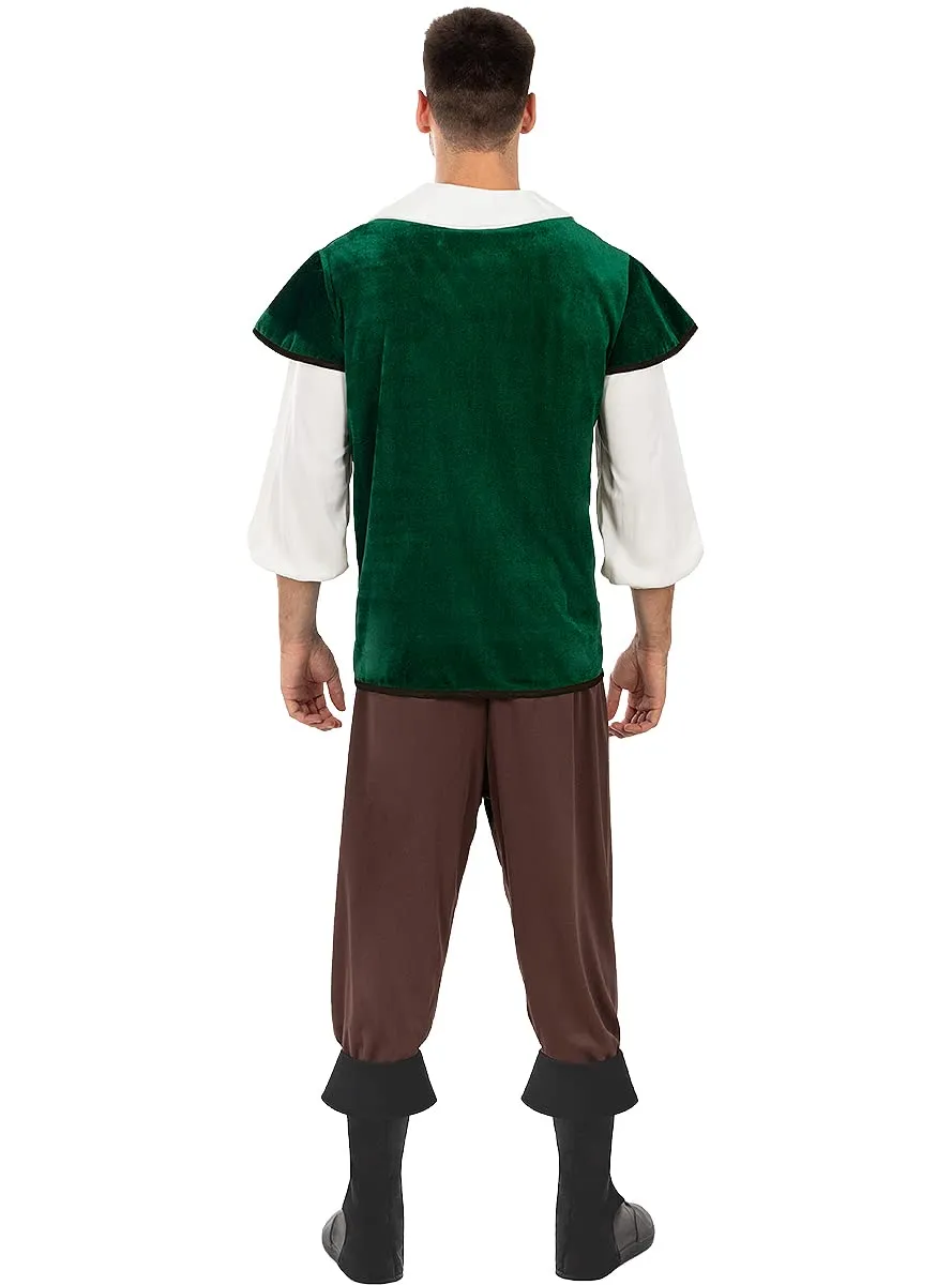 Funidelia Campagnolo Medievale costume uomo L marrone