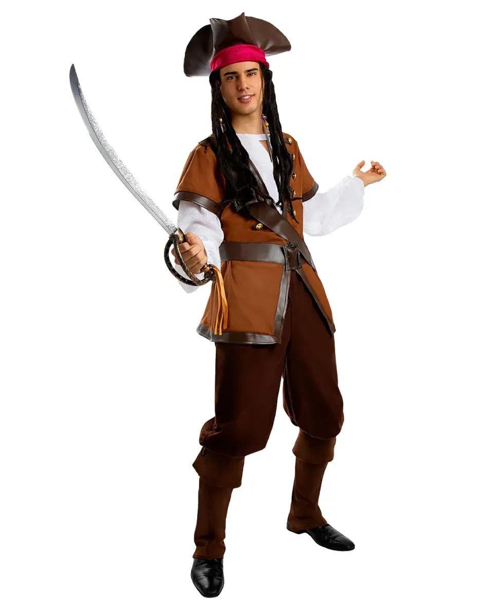 Funidelia Caraibi costume pirata uomo 4XL corsaro