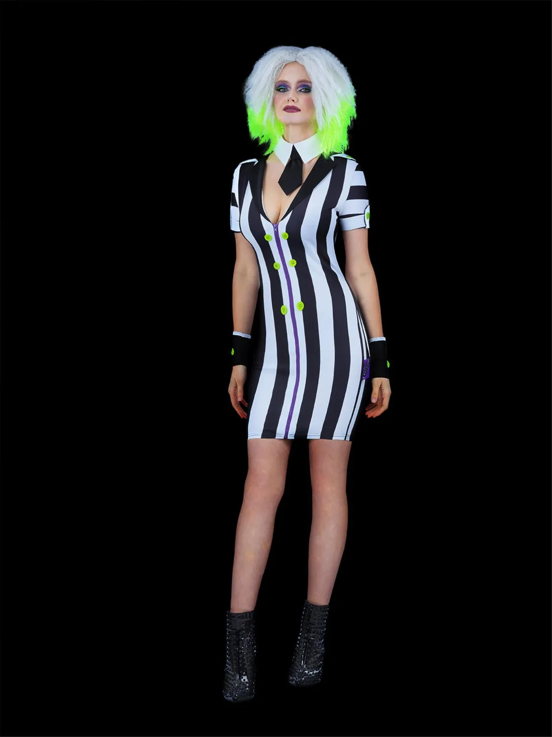 Smiffys Beetlejuice Costume Abito Donna Taglia M