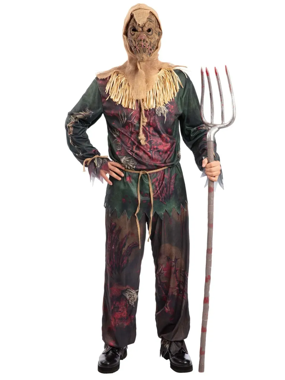 Smiffys Horror Scarecrow costume spaventapasseri M maschera