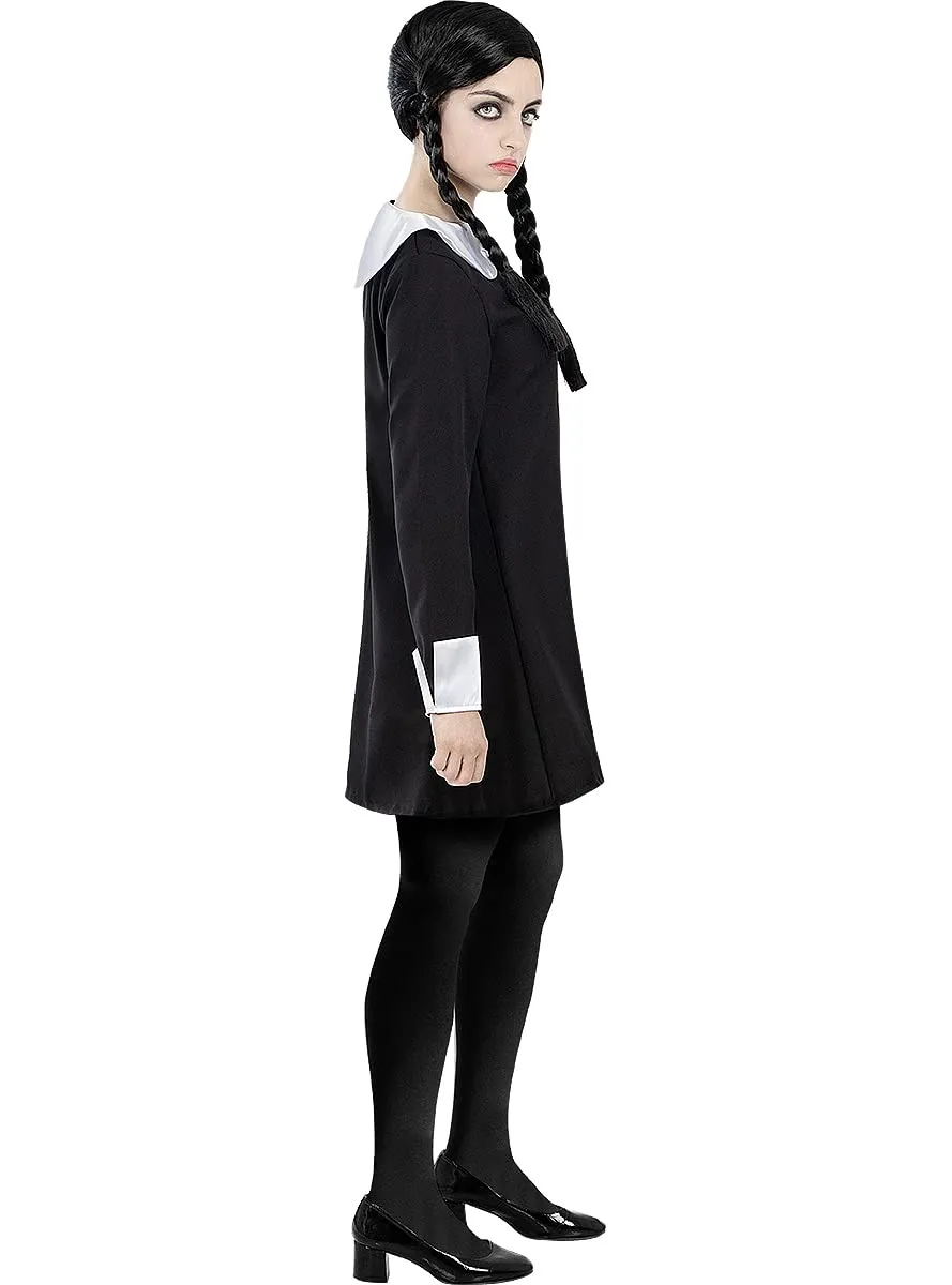 Funidelia Mercoledì Addams parrucca donna nera