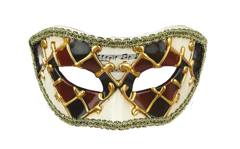 P'tit Clown 23380 maschera veneziana campanelli adulto