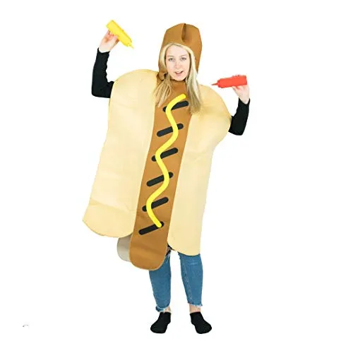 Bodysocks Hot Dog Costume Adulto Taglia Unica Divertente