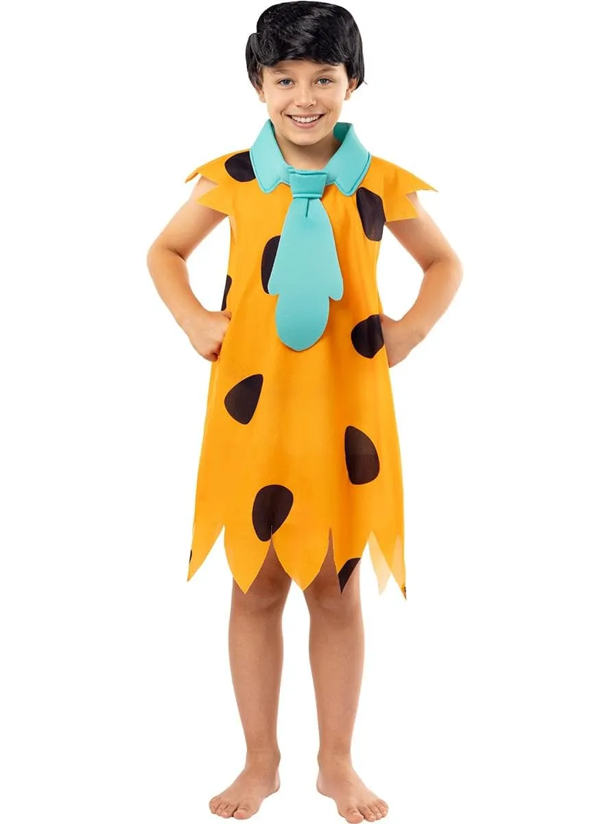 Funidelia Fred Flintstones Costume Bambino 10-12 Anni Arancione