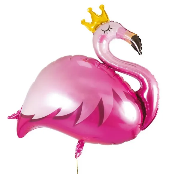 P'tit Clown Palloncino Alluminio Fenicottero per Feste