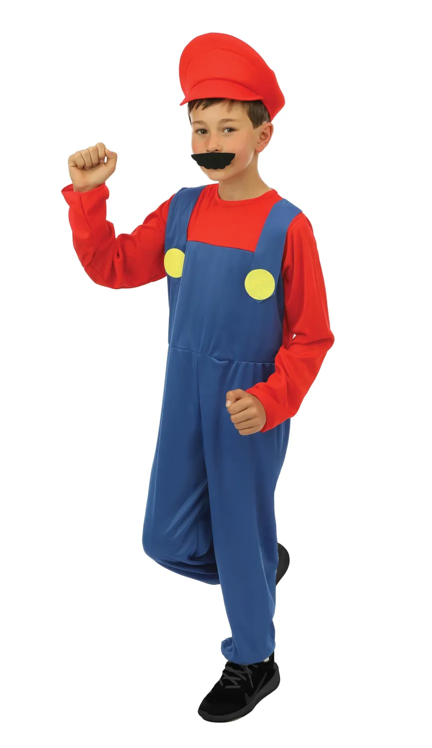 P'tit Clown costume idraulico bambino blu 10-12 anni