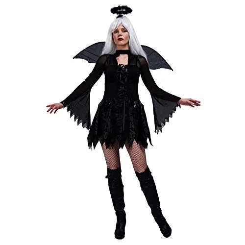 SEA HARE Angelo Caduto costume donna nero con ali
