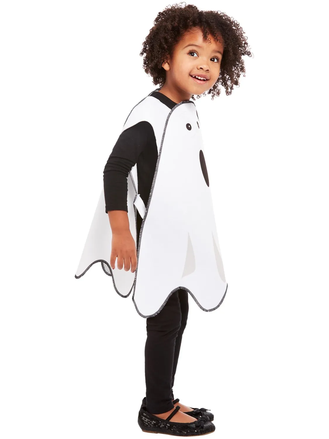 Smiffys Toddler Ghost Tabard costume fantasma bimbi 1-2 anni
