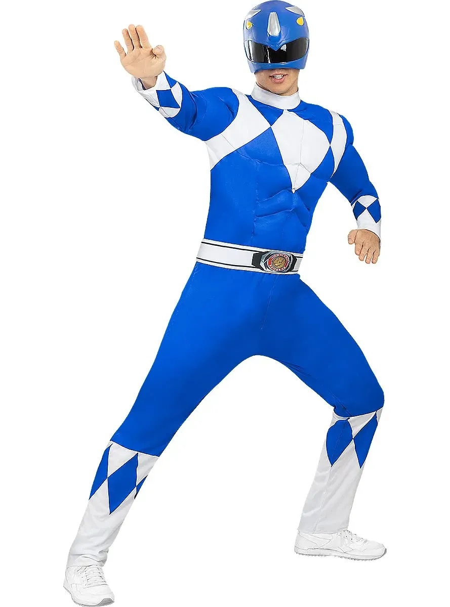Funidelia Power Ranger Blu Costume Uomo M Licenza Ufficiale