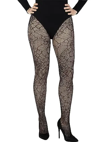 Funidelia Collant Ragnatele accessorio strega nero donna