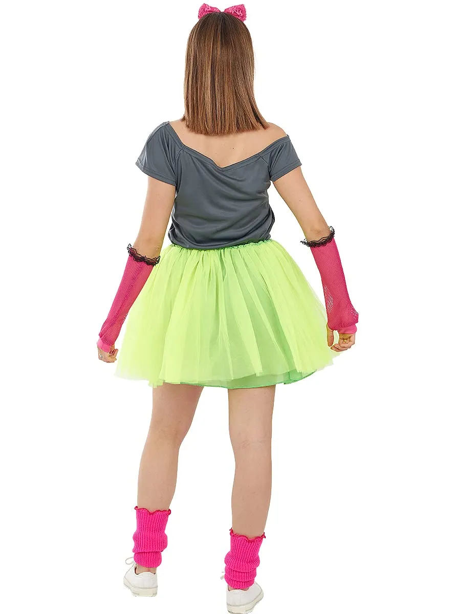 Funidelia Anni 80 Pop Costume Donna Nero Taglia S
