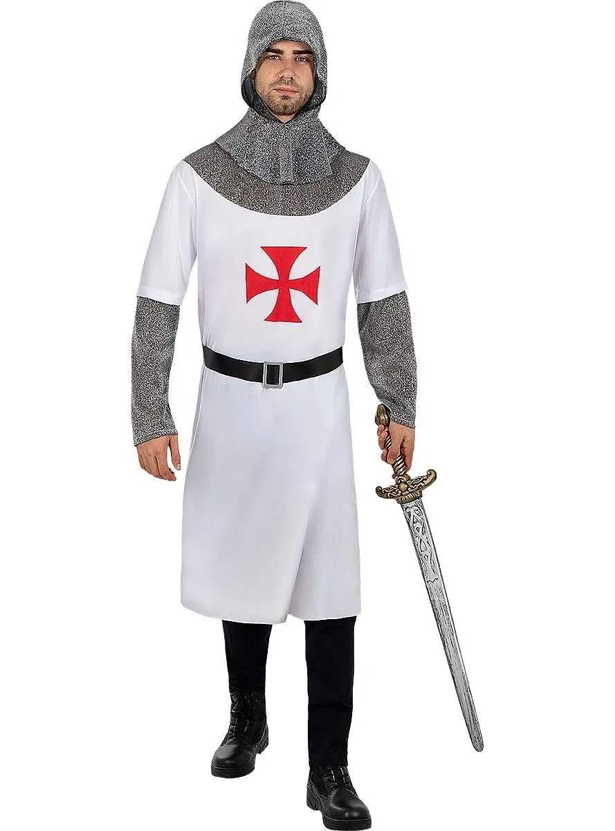 Funidelia Templare costume uomo rosso medievale