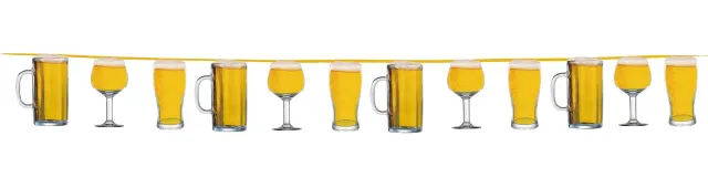 Fiestas Guirca ghirlanda birre 3 m decorazione festa