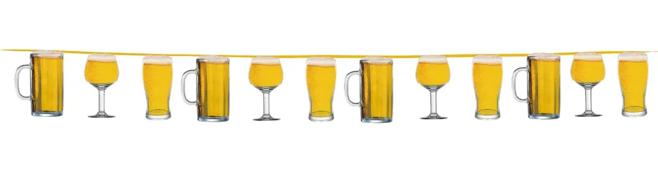 Guirca Ghirlanda Birre 3 m decorazione festa Oktoberfest