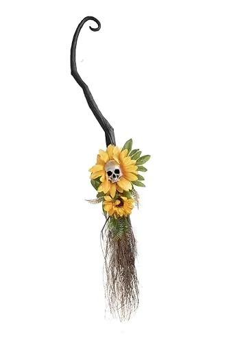 P'tit Clown re22973 scopa decorativa 95 cm Halloween