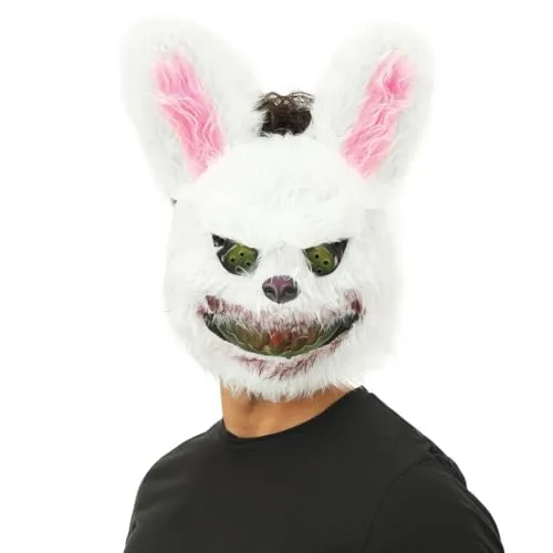P'tit Clown maschera diabolica adulto animale coniglio orso