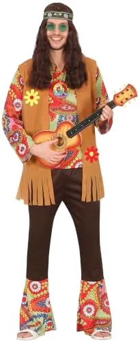 Fiestas Guirca Peacemaker costume hippie M 48-50 multicolore