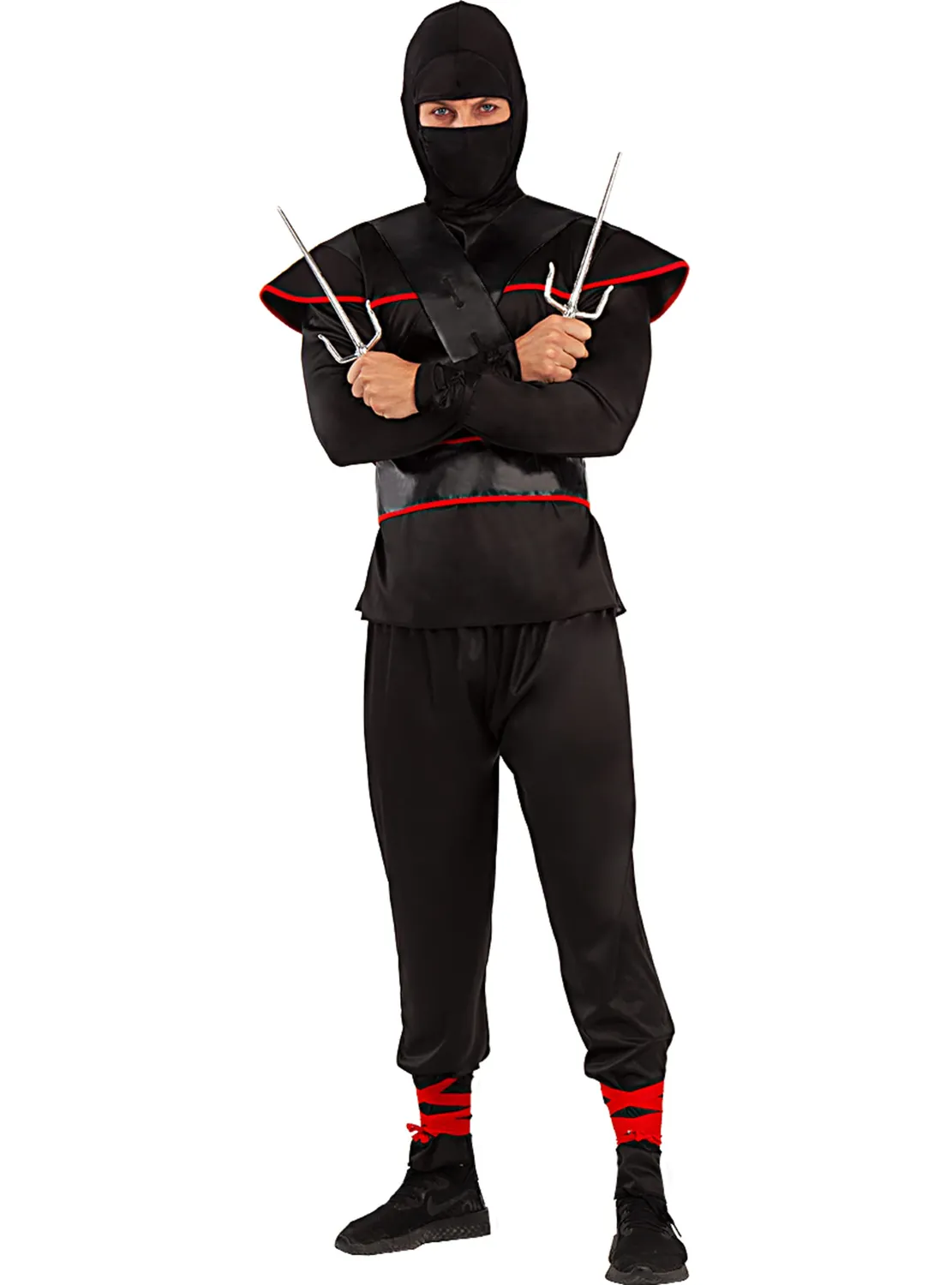 Funidelia Ninja Sai Armi accessorio nero 2 pezzi 30 cm